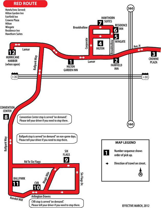Red Line Map