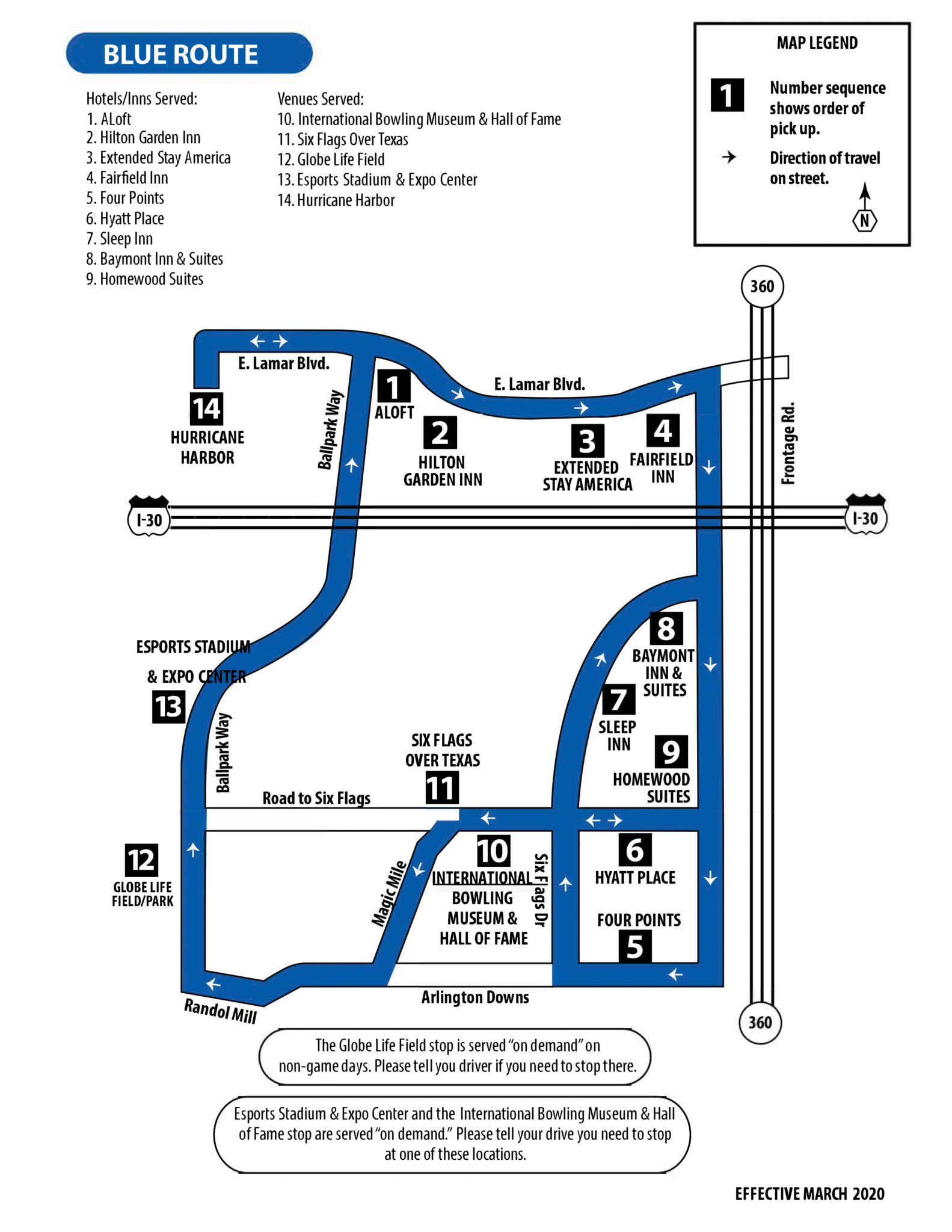 Blue Line - Arlington Trolley